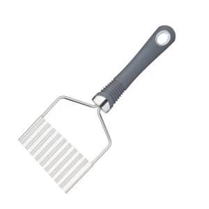 KitchenCraft Professional Crinkle Potato Chip Cutter with Soft-Grip Handle 21.5 cm