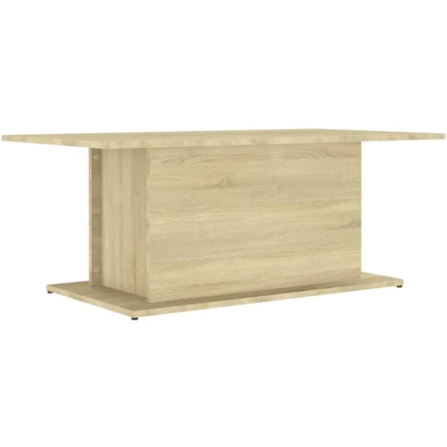VIDAXL Coffee Table Sonoma Oak 102x55.5x40cm Engineered Wood Vidaxl 8720286836361