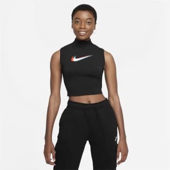 Nike Swoosh Tank Top Ladies - Black