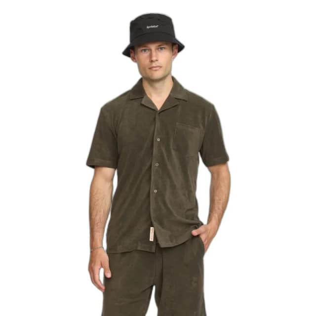 Revolution Short-sleeved shirt Revolution Cuban Marron Unisex S