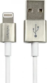 StarTech Premium Lightning to USB Cable with Metal Connectors 1m (3 ft.) White