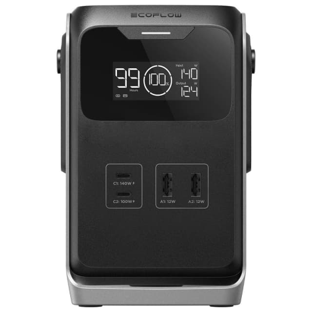 Ecoflow Trail 200 Dc Portable Power Station With 192Wh Capacity Black WVGYB Unisex