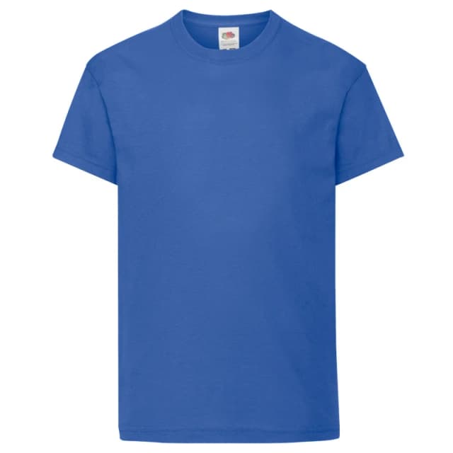 Fruit Of The Loom 61019 boys's Children's T shirt in Blue