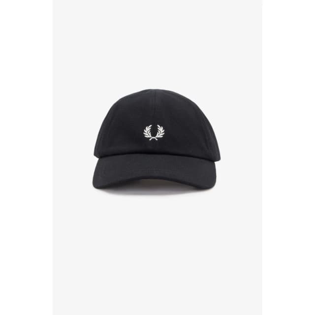 Fred Perry Fred Pique Cap Sn63 Blk/Wht 843 male Mens
