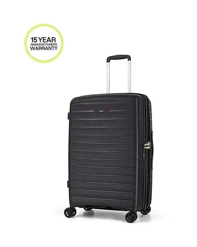 Rock Rock Palma Medium Suitcase Black - Rock - Size: Medium Black Medium SH50001