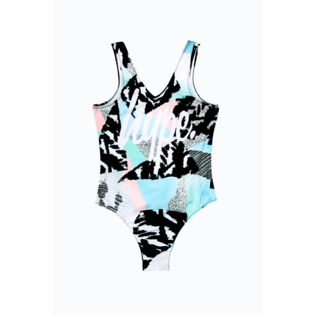 Hype Multi Pastel Abstract Swimsuit Multi female
