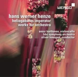 Hans Werner Henze Heliogabalus Imperator Works for Orchestra by Hans Werner Henze CD Album