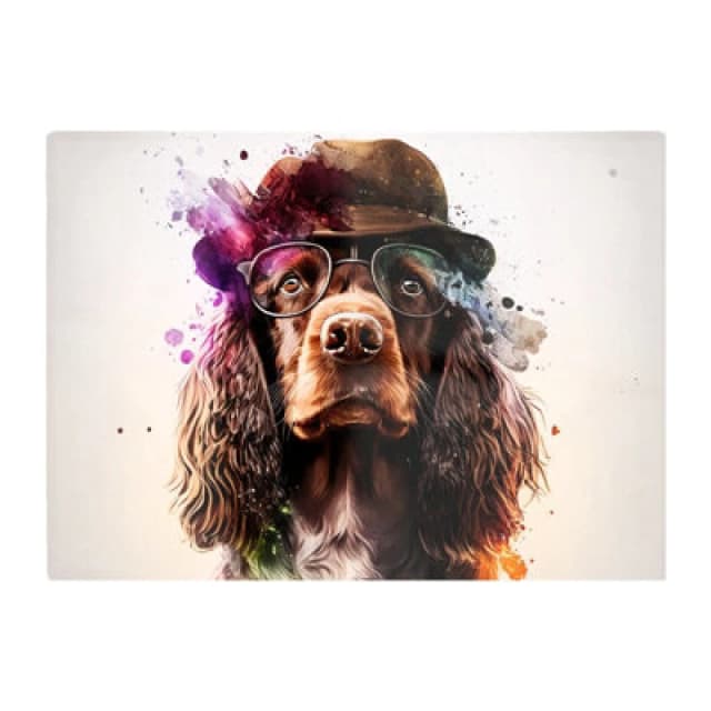 Warren Reed Designer English Cocker Spaniel Splashart Chopping Board