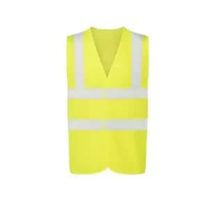 Ultimate Clothing Collection Unisex UCC4 Adult Hi-Vis Vest (3XL) (Yellow)