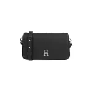 Tommy Hilfiger Th Emblem Flap Crossover - Black