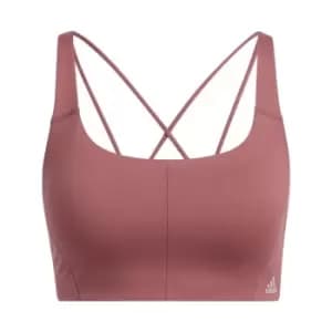 adidas CoreFlow Medium-Support Bra Womens - Red
