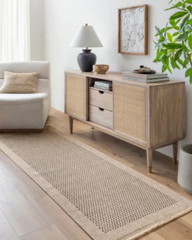 Livabliss In- & Outdoor Cottage Jute-Look Beige/brown Lori Runner Rug 80 X 220 Cm - Easy To Clean, Perfect For Balcony Or Dining Room