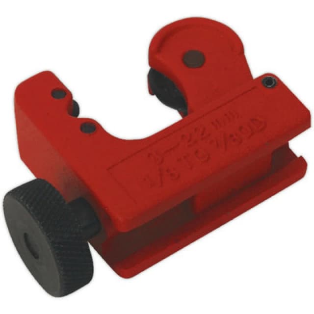 Loops Die-Cast Mini Pipe Cutter - Heavy Duty HSS Hardened Cutting Wheel - 3 to 22mm Multi