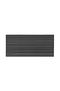 Arona Machine Washable Latex Backed Runner Doormat 57x150cm, Black