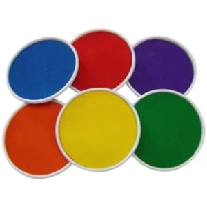 Major Brushes 1016-6 Large Ink Pads Assorted (Set of 6)