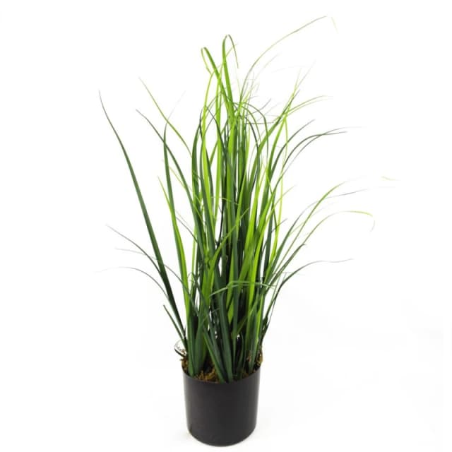 Leaf 60cm Artificial Natural Lemongrass Grass Plant Green