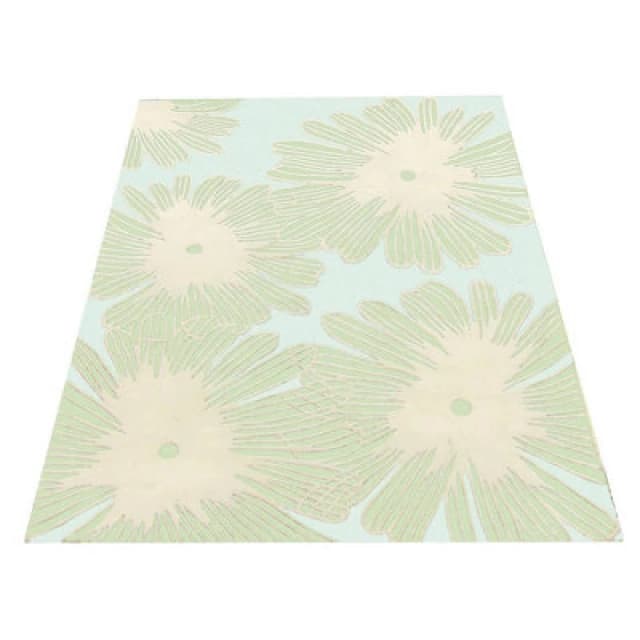Premier Housewares Ditsy Daisy Rug Green unisex