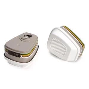 3M 6057 ABEK2P3 R Gas and Vapour Cartridge Filter 1 Pair Grey