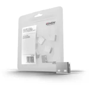 Lindy 10 USB Port Locks White no Key