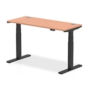 Dynamic Ergonomic Desk Impulse HASCP146BBCH Rectangular MFC 1600 mm x 800 mm x 730 mm Grey Oak
