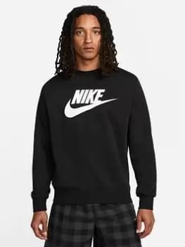 Nike NSW Futura Graphic Crew Sweat - Black, Size 2XL, Men