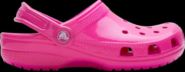Crocs Kids Toddler Classic Neon Highlighter Clogs Pink Crush C10