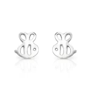 JG Signature Childrens Silver Bee Stud Earrings