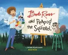 bob ross and peapod the squirrel