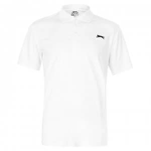 Slazenger Golf Solid Polo Shirt Mens - White