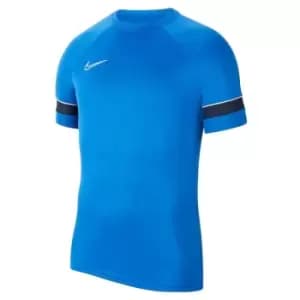 Nike DriFit Academy 21 T Shirt Mens - Blue