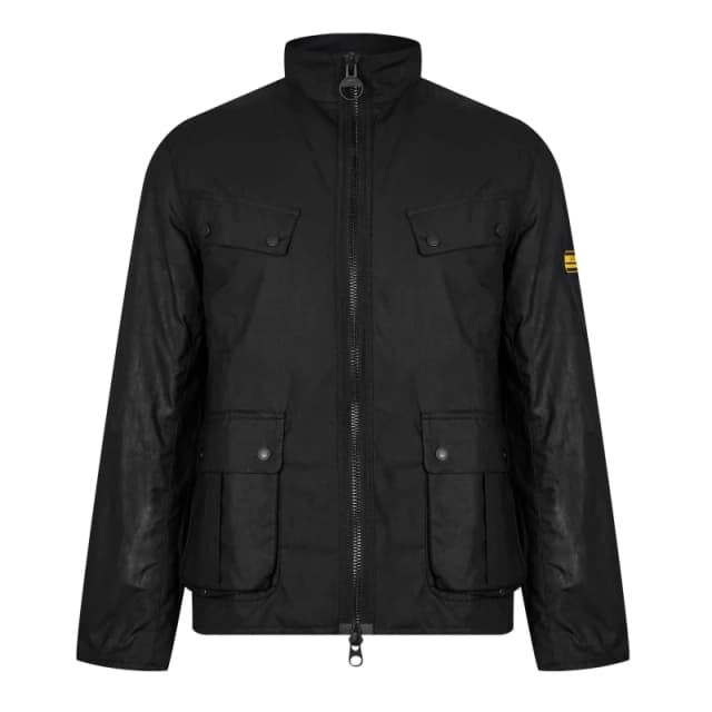 Barbour International Re-Duke Wax - Black S
