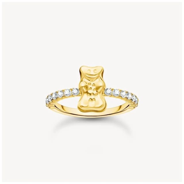 Thomas Sabo TR2504-414-14-54 Gold-plated Ring With HARIBO Jewellery