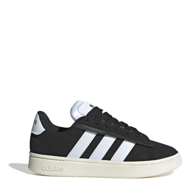 adidas grand court alpha trainers in Black & white Black/White UK 5