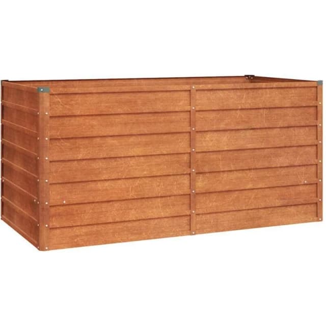 VIDAXL Garden Raised Bed Rusty 160x80x77cm Corten Steel Vidaxl 8720287069829