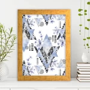 AC649099051 Multicolor Decorative Framed MDF Painting