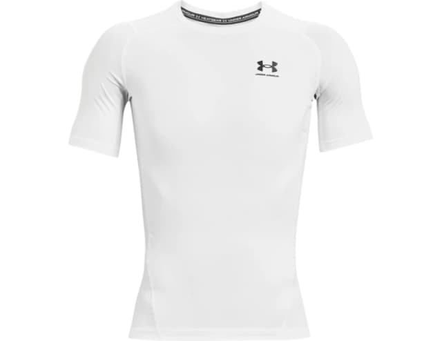 Under Armour Armour HeatGear Short Sleeve Mens - White White M