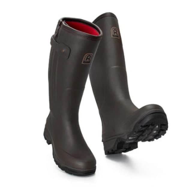 Rouchette Brown Veneur Neo Zip Wellington Boots