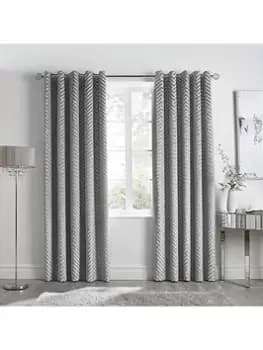 By Caprice Faye Eyelet Lined Curtains