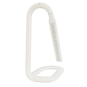 Lloytron 2W LED 'Paperclip' Touch Study Desk Lamp - White
