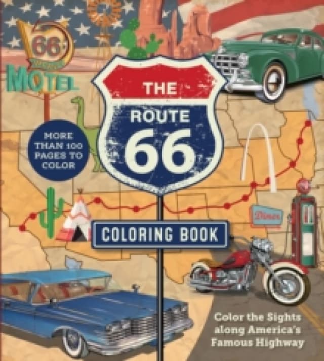 The Route 66 Coloring Book. Paperback. By Editors of Chartwell Books Books