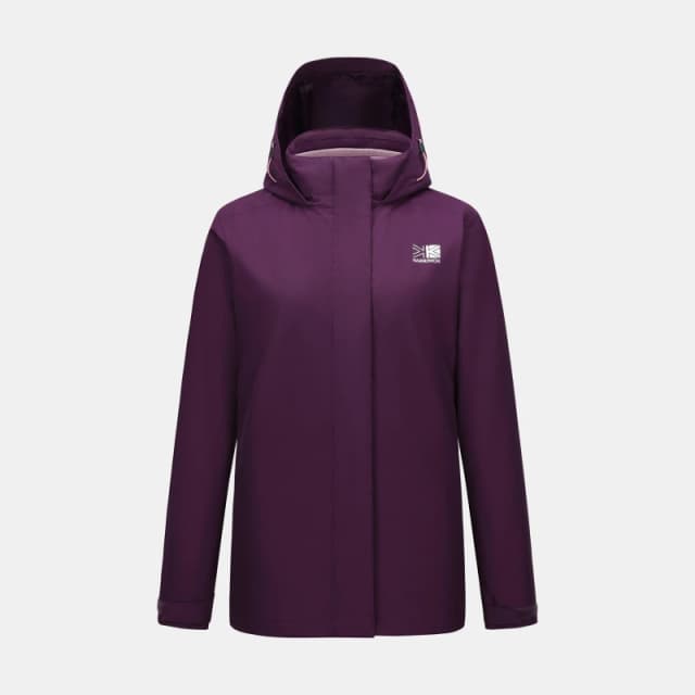 Karrimor Womens WeatherTite Waterproof 3-in-1 Jacket Purple female 8 (36)