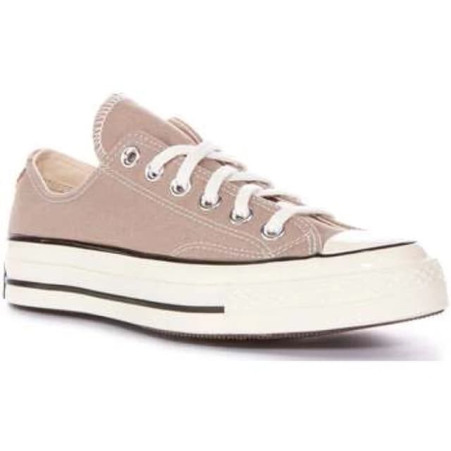 Converse A06523C Chuck 70 Vintage Canva womens Trainers in Beige