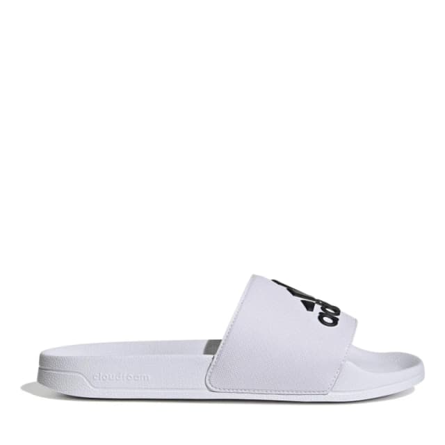 adidas Shower Slides - White White 9