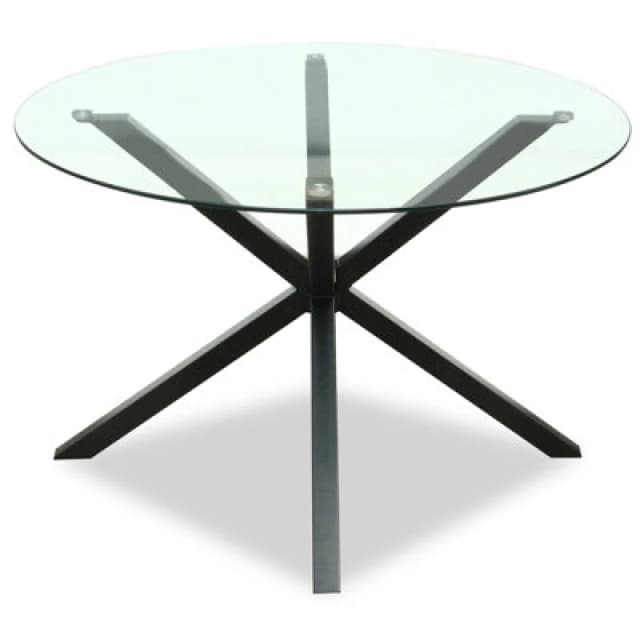 Hill Interiors Monza Round Glass Dining Table