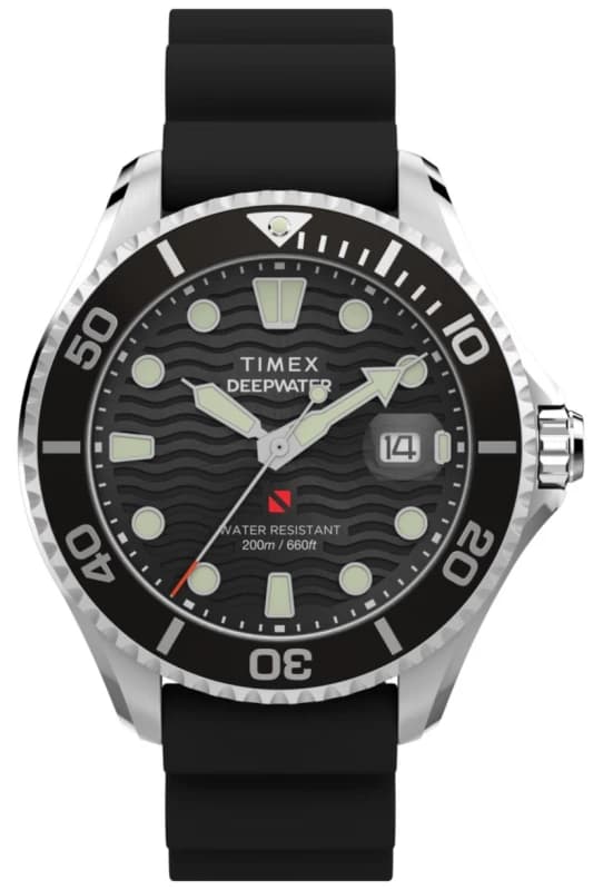 Timex TW2W81600 Deepwater Meridian 200 (44mm) Black Wave Watch