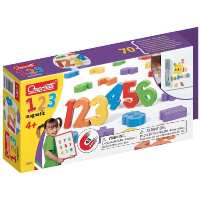 Quercetti 123 Magnetic - 48 Pieces, Multi 5463
