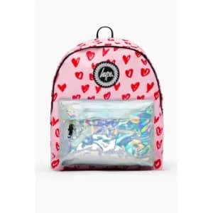 Hype Hearts Backpack (One Size) (Pink/Red)