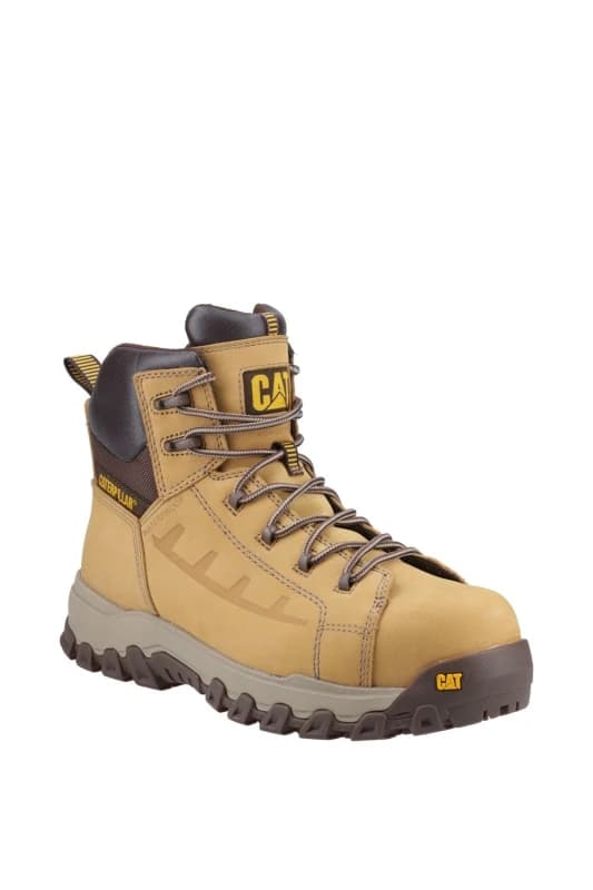 Caterpillar Threshold Rebound Safety Boot Brown