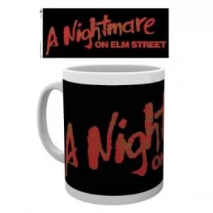Nightmare On Elm Street Logo Mug