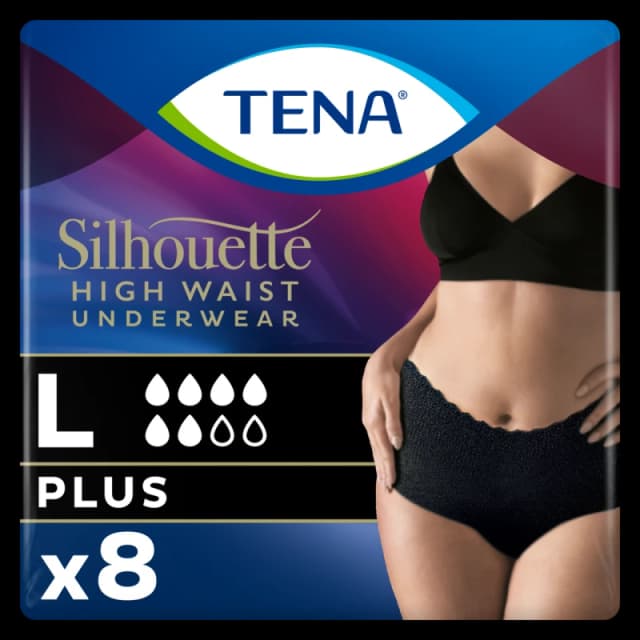 Tena Silhouette Incontinence Pants Black L 113883241